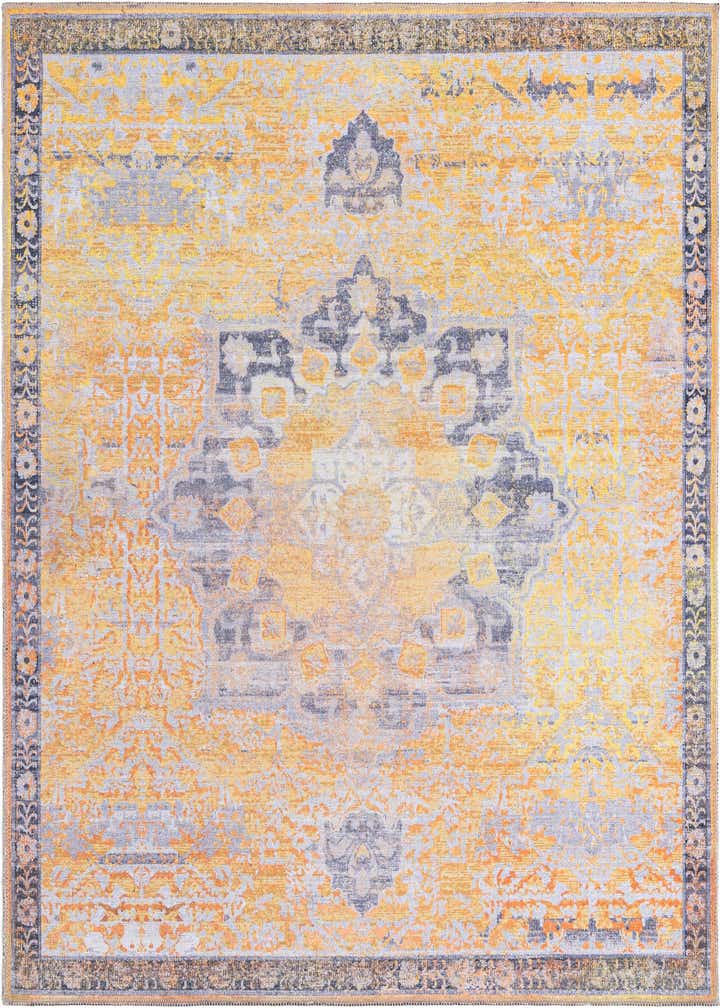 5' 3 x 5' 3 Washable Renaissance Square Rug