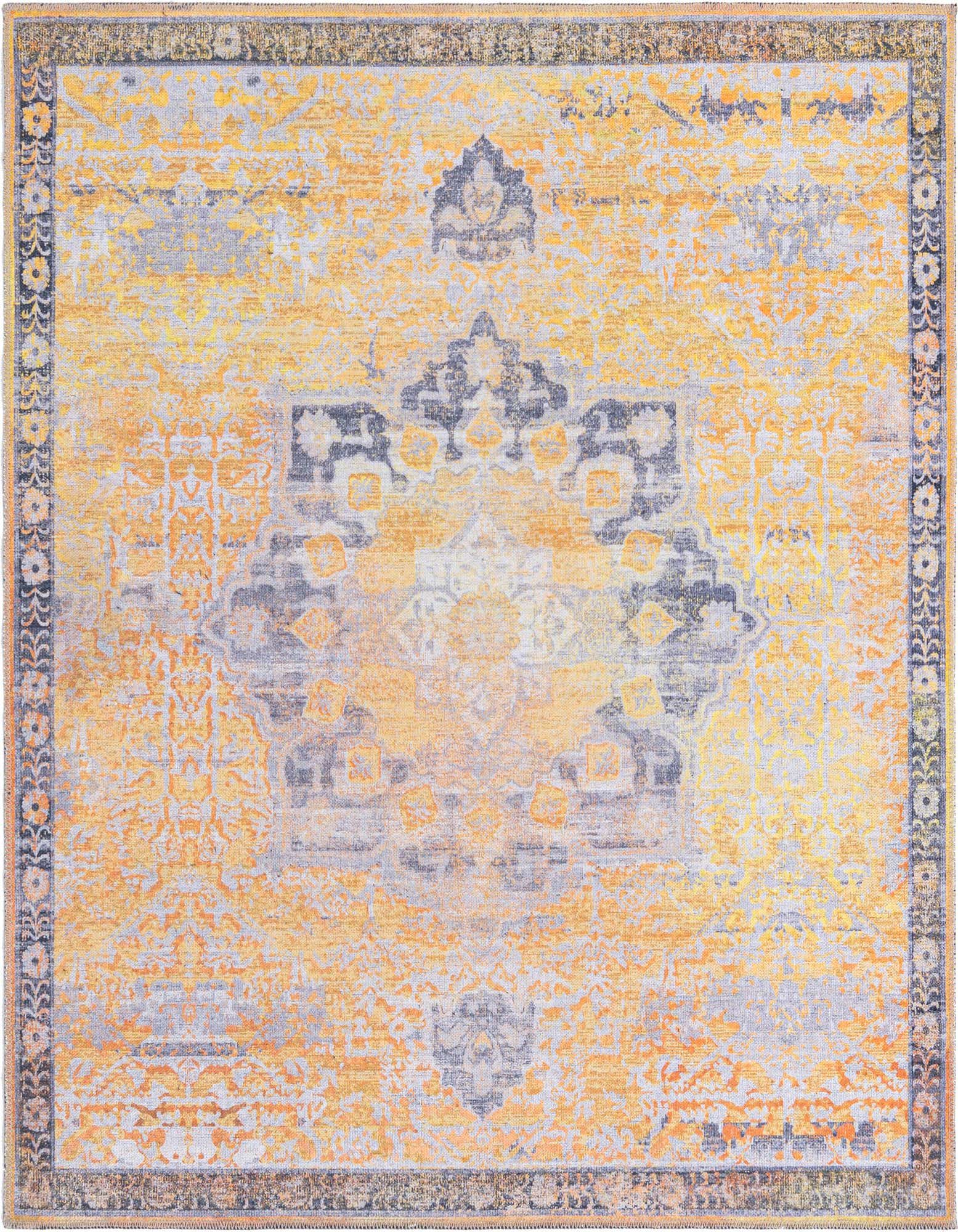 5' 3 x 5' 3 Washable Renaissance Square Rug