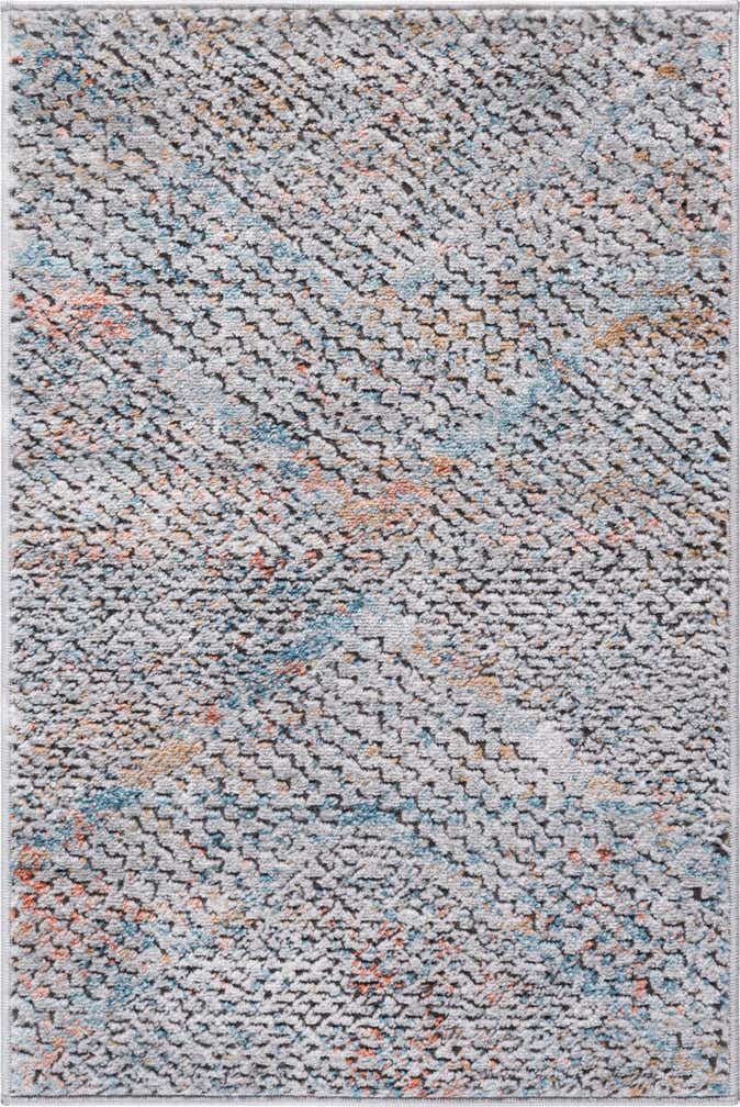 2' 2 x 3' Twining · Abstract rug, multi