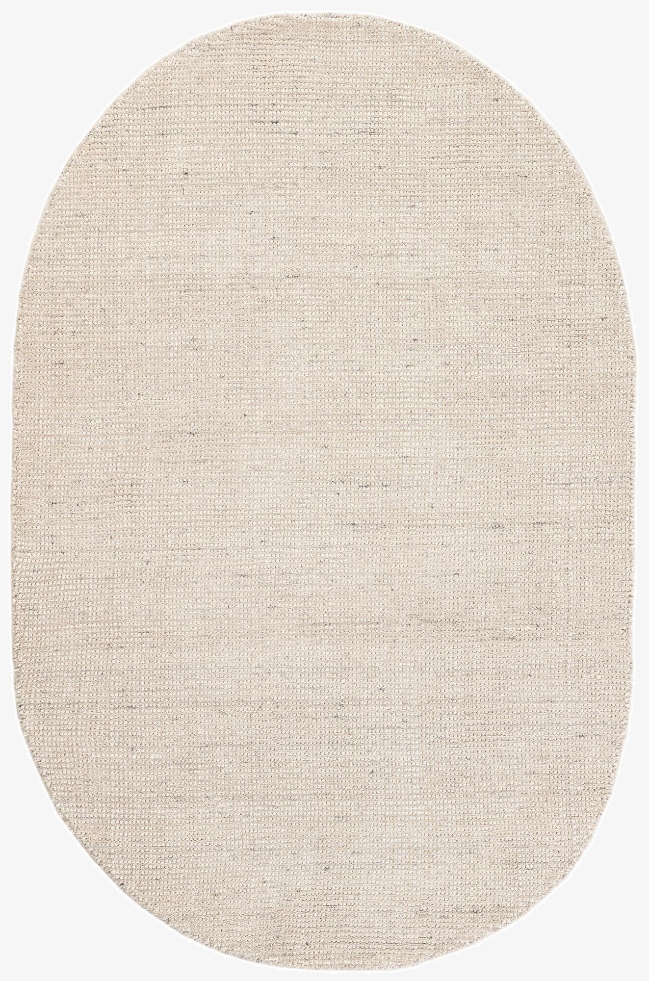 3' 1 x 5' 1  Hand Woven Jill Zarin English Manor Wool Oval Rug