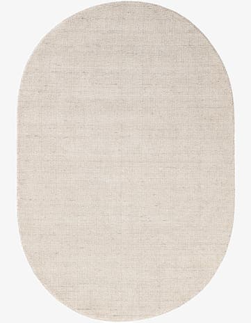 4' 1 x 6' 1 Hand Woven Jill Zarin English Manor Wool Oval Rug