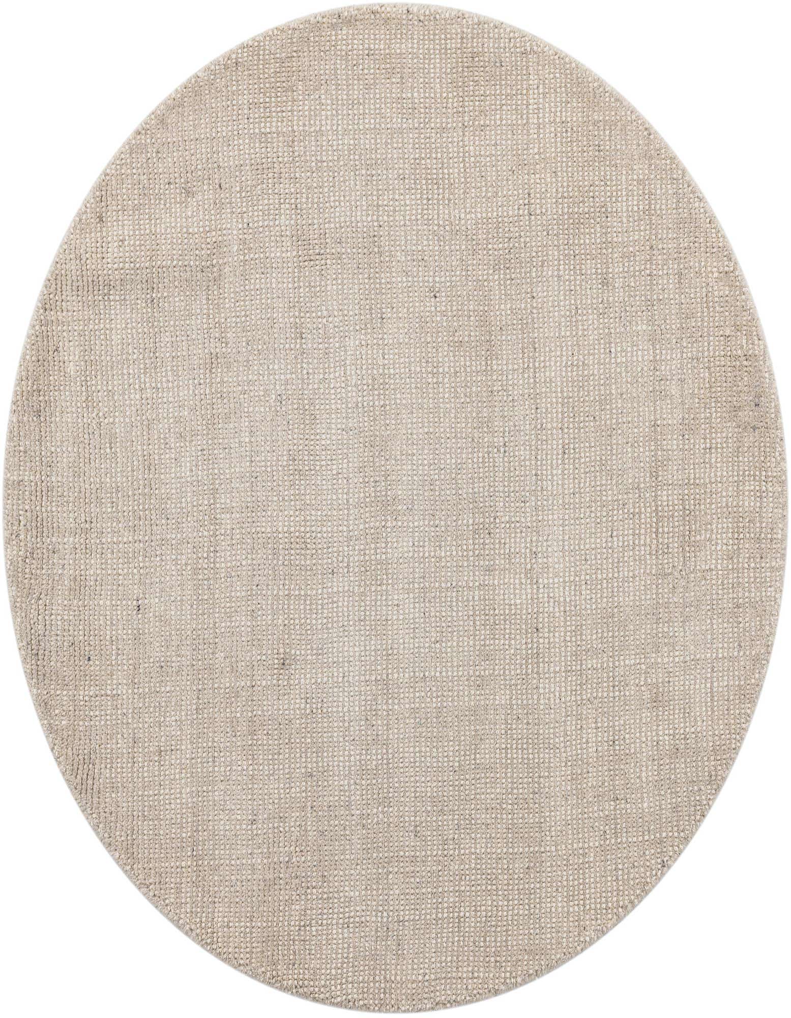 4' 1 x 4' 1 Hand Woven Jill Zarin English Manor Farmhouse Wool Round Rug