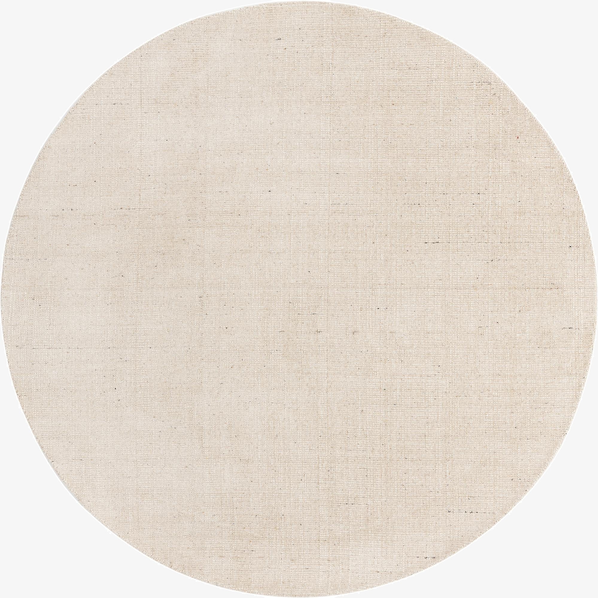 6' 11 x 6' 11  Hand Woven Jill Zarin English Manor Farmhouse Wool Round Rug