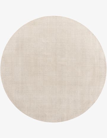 Vanilla Bean Hand Woven Jill Zarin English Manor Farmhouse Wool Round Rug