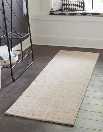 2' x 4' 1 Hand Woven Jill Zarin English Manor Farmhouse Wool Runner Rug