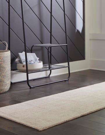 3' 3 x 26' 3 Hand Woven Jill Zarin English Manor Wool Runner Rug