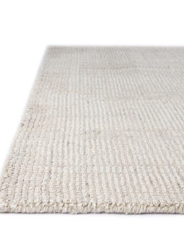 Vanilla Bean Hand Woven Jill Zarin English Manor Wool Runner Rug