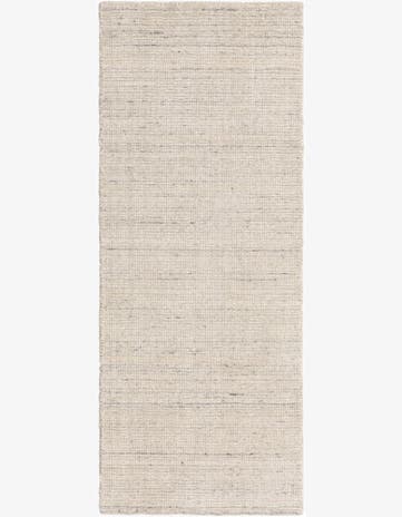 Vanilla Bean Hand Woven Jill Zarin English Manor Farmhouse Wool Runner Rug