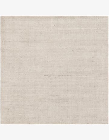 Vanilla Bean Hand Woven Jill Zarin English Manor Wool Square Rug