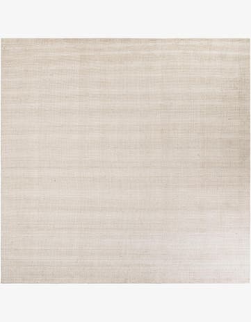 Vanilla Bean Hand Woven Jill Zarin English Manor Wool Square Rug