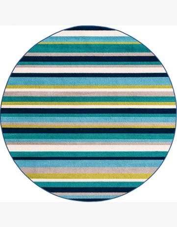 5' 3 x 5' 3 Vernal · Striped rug