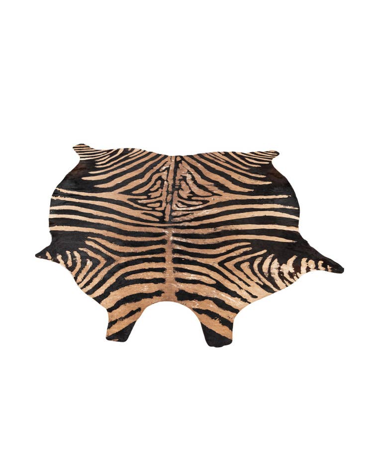 Detail image of 6' x 7' Cowhide Leather Freeform Rug