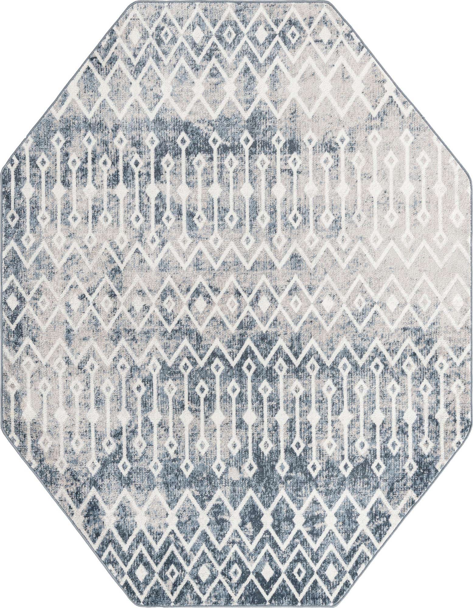 Primary image 7' x 7' Bohemian Trellis Octagon Rug
