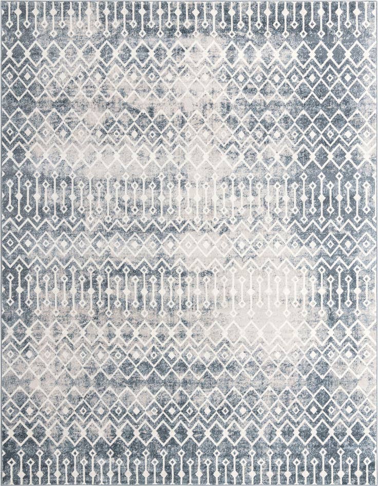 Detail image of 10' x 13' Bohemian Trellis Rug