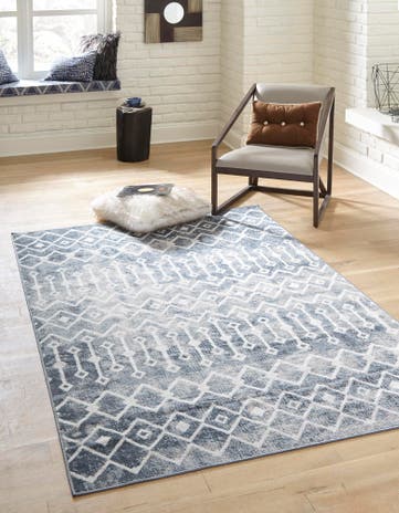 4' x 6' Bohemian Trellis Rug