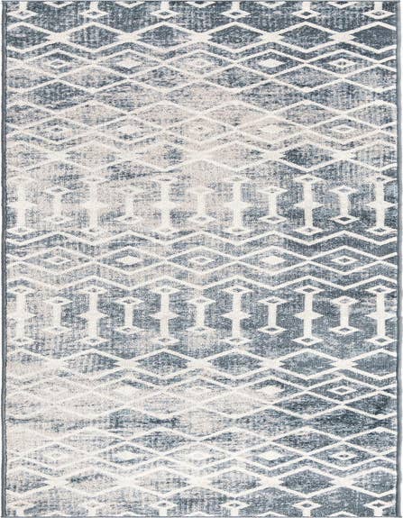 Detail image of 2' 7 x 12' Bohemian Trellis Runner Rug