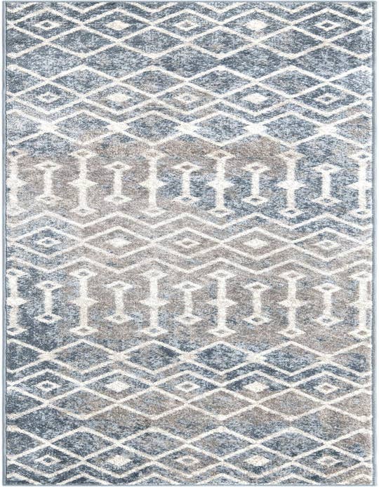 Detail image of 2' 7 x 10' Bohemian Trellis Runner Rug