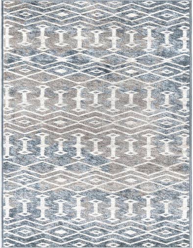 Detail image of 2' 7 x 13' Bohemian Trellis Runner Rug