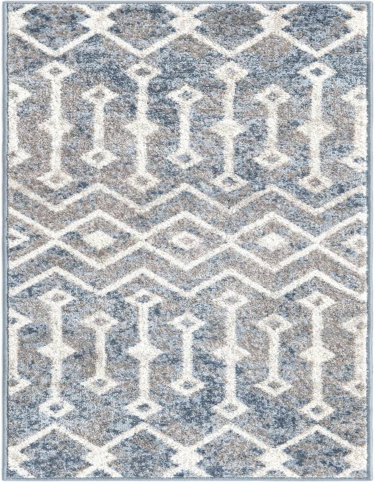 Detail image of 2' x 5' 3 Bohemian Trellis Runner Rug