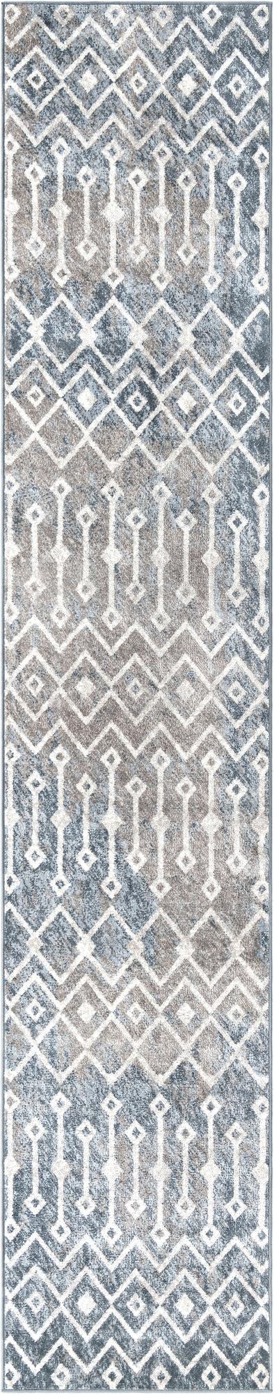 80cm x 400cm Bohemian Trellis Runner Rug