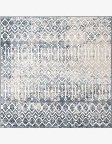 7' 10 x 7' 10 Bohemian Trellis Square Rug