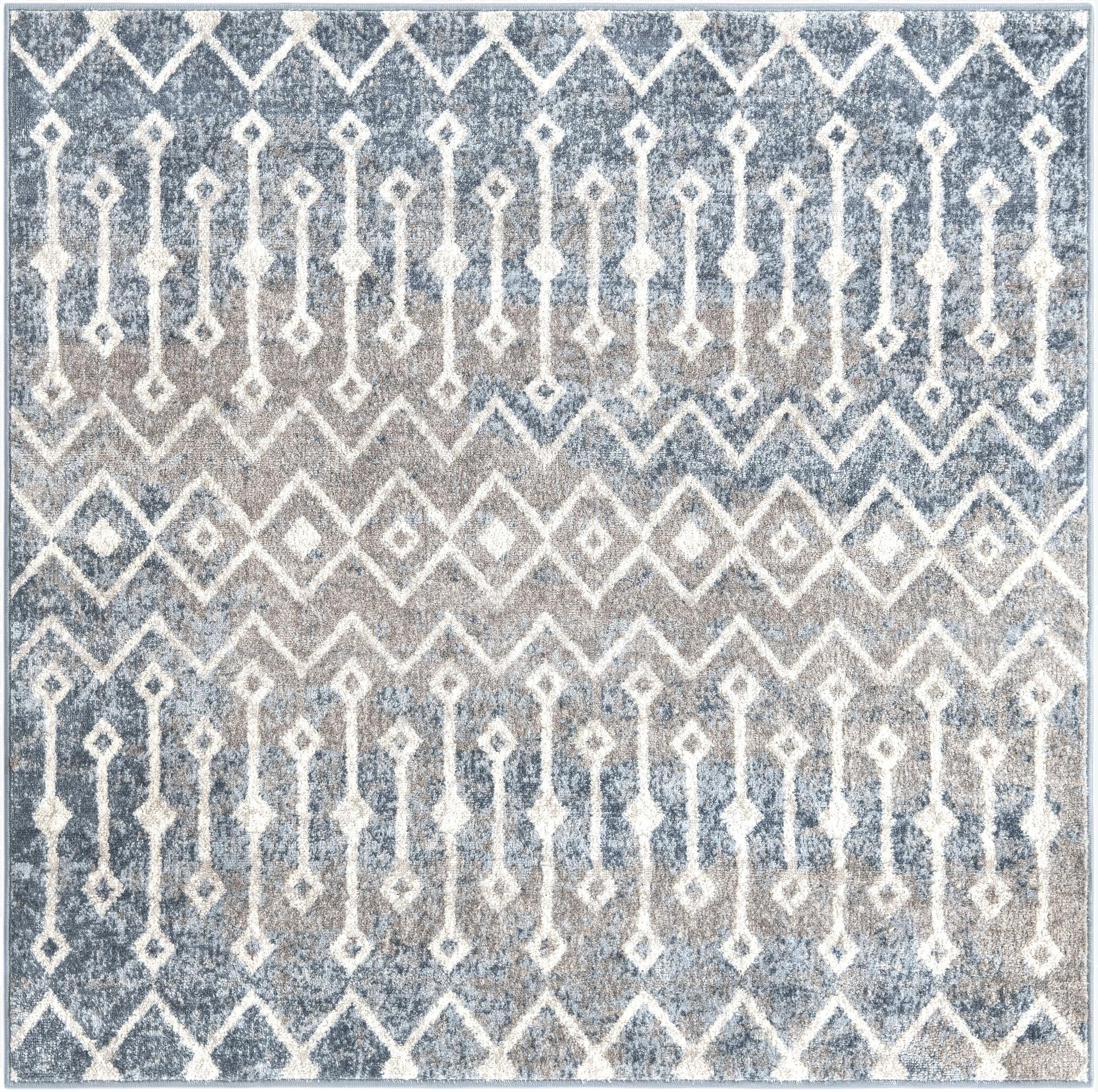 5' 3 x 5' 3 Bohemian Trellis Square Rug