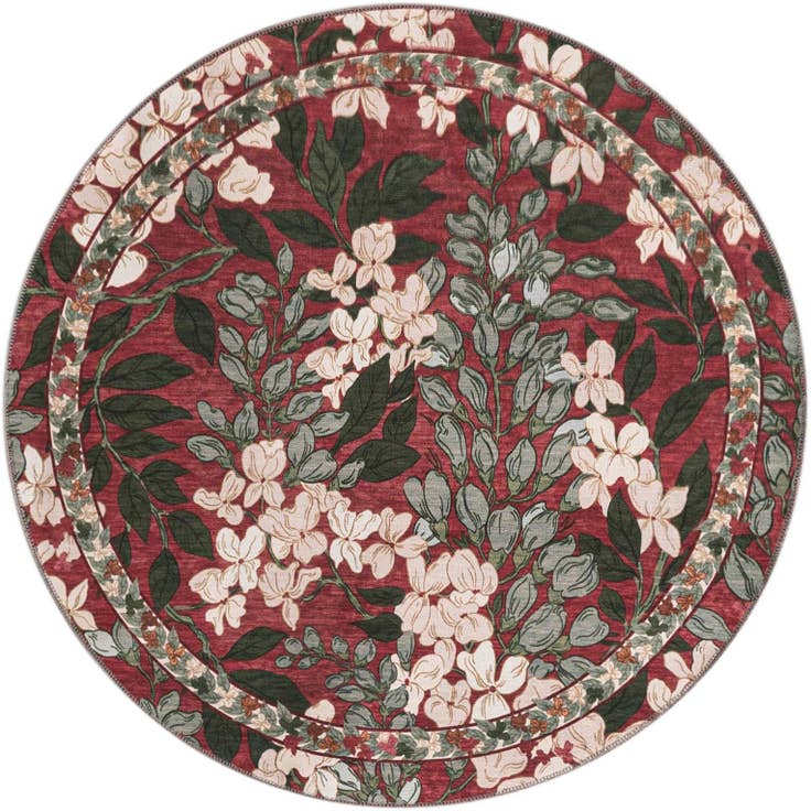 Detail image of 4' x 4' Yara Round Rug