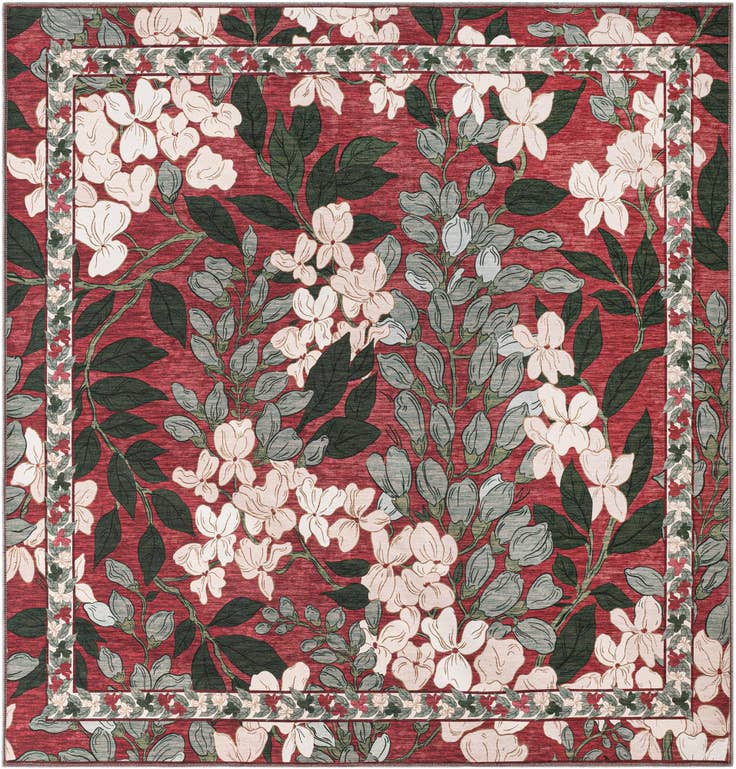 Detail image of 7' 10 x 7' 10 Yara Square Rug