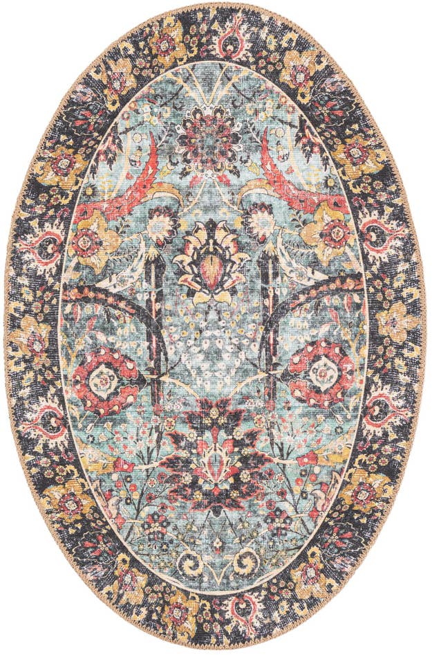 Detailansicht von 60cm x 95cm Waschbar Timeless Oval Teppich
