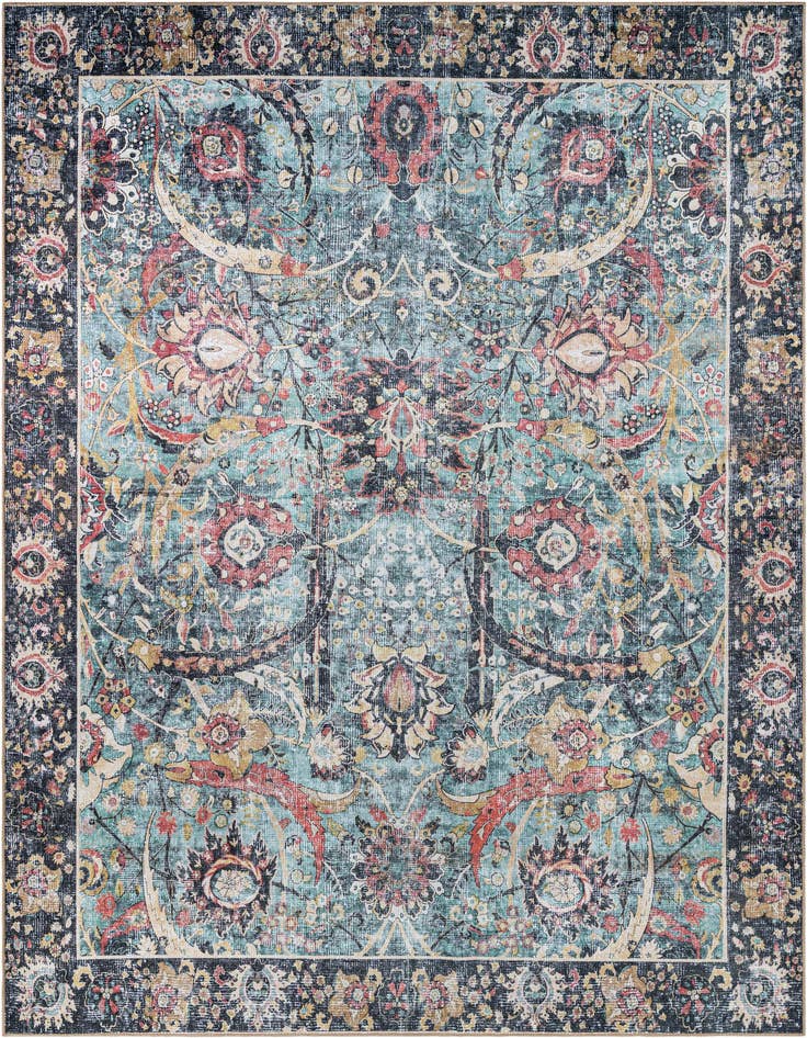 Detail image of 9' 5 x 13' 1 Washable Timeless Rug