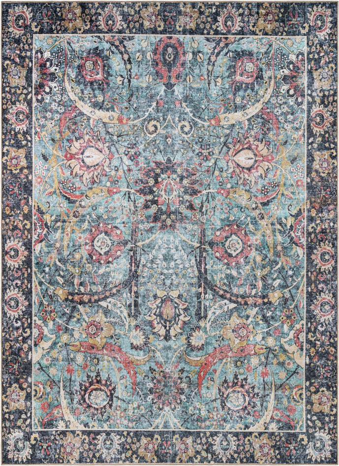 Detail image of 9' 5 x 13' 1 Washable Timeless Rug
