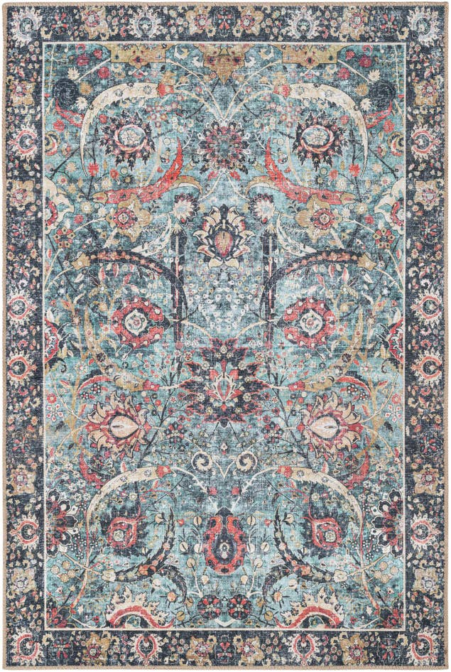 Detail image of 4' 1 x 6' 1 Washable Timeless Rug