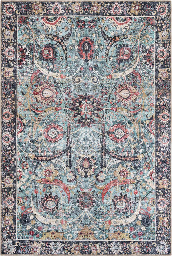 6' 1 x 9' Washable Timeless Rug