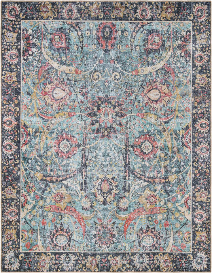 Detail image of 7' 10 x 10' Washable Timeless Rug