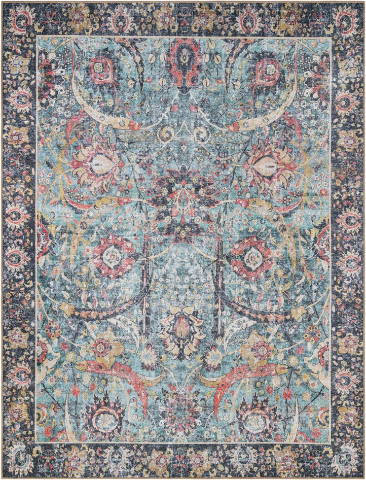 Detail image of 7' 10 x 10' Washable Timeless Rug