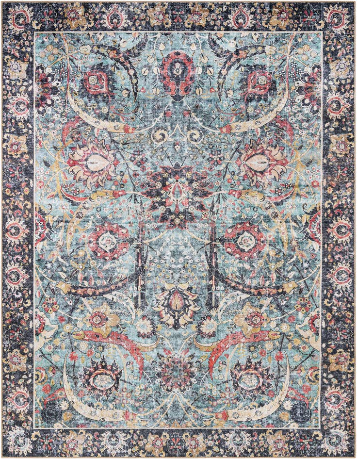 Detail image of 8' 4 x 12' Washable Timeless Rug