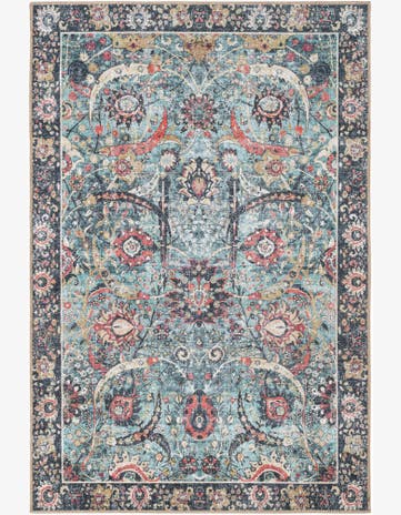 4' 1 x 6' 1 Washable Timeless Rug