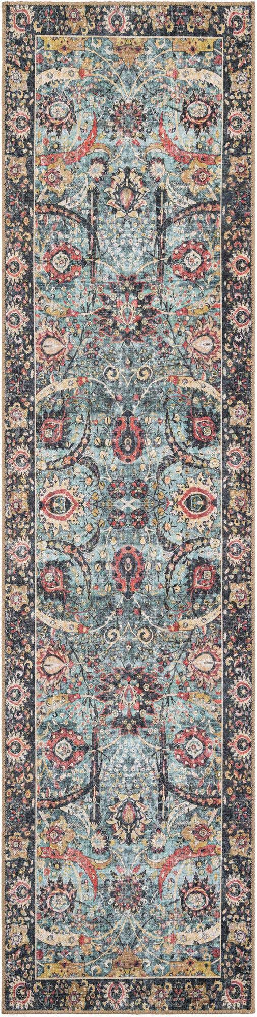 2' 7 x 10' Washable Timeless Runner Rug