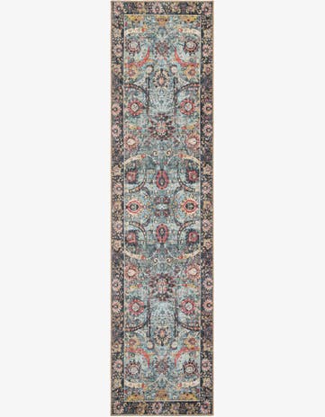 2' 7 x 10' Washable Timeless Runner Rug