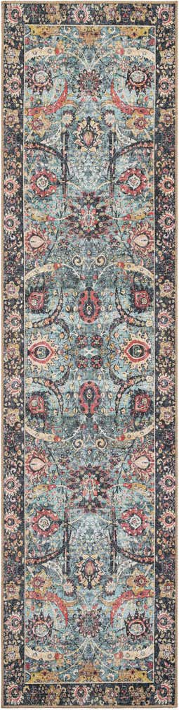 2' 7 x 10' Washable Timeless Runner Rug