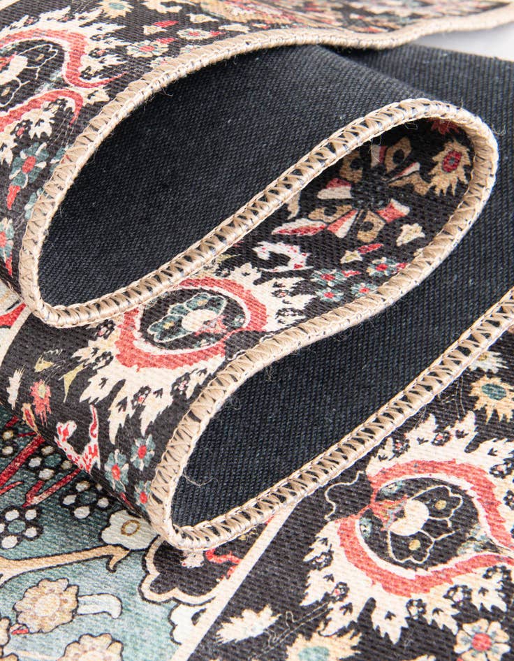 Detail image of 2' x 6' 1 Washable Timeless Runner Rug