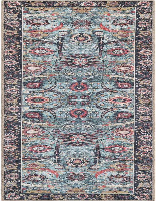 Detail image of 2' x 8' Washable Timeless Runner Rug