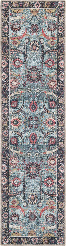 Detail image of 2' x 8' Washable Timeless Runner Rug