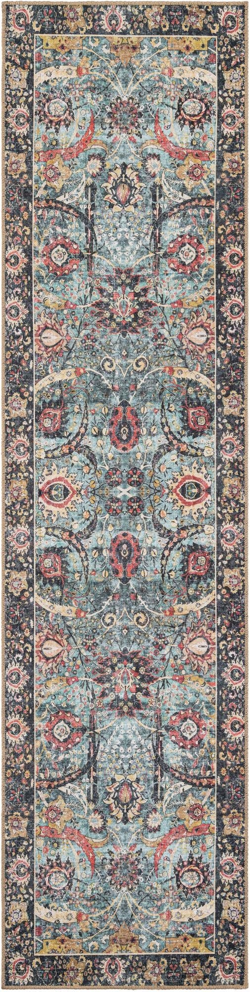 2' 7 x 10' Washable Timeless Runner Rug
