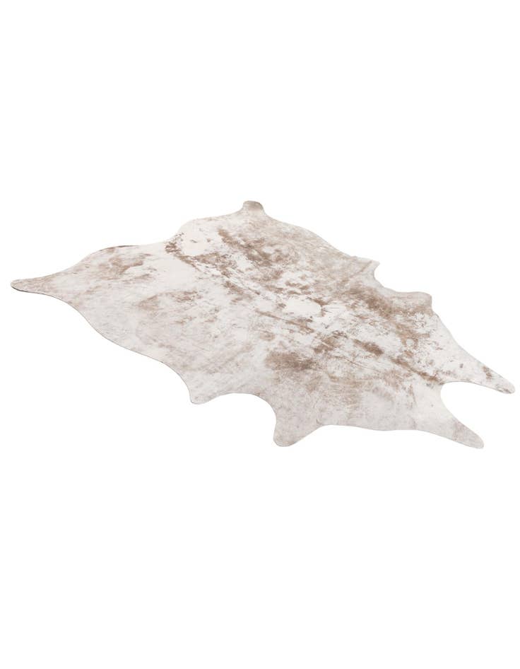 Detail image of 5' 2 x 6' 4 Cowhide Leather Rug