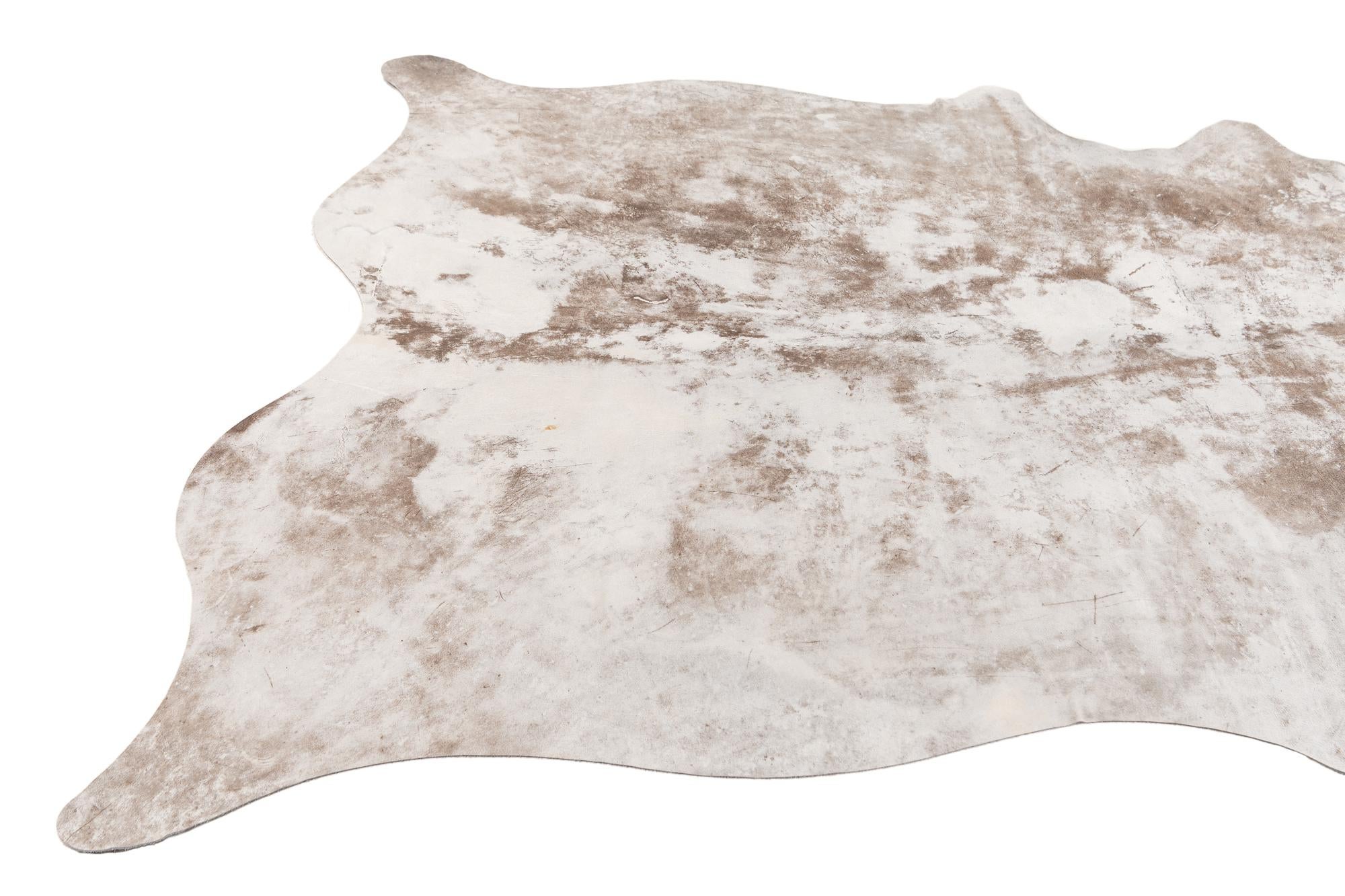 155cm x 195cm Cowhide Leather Rug