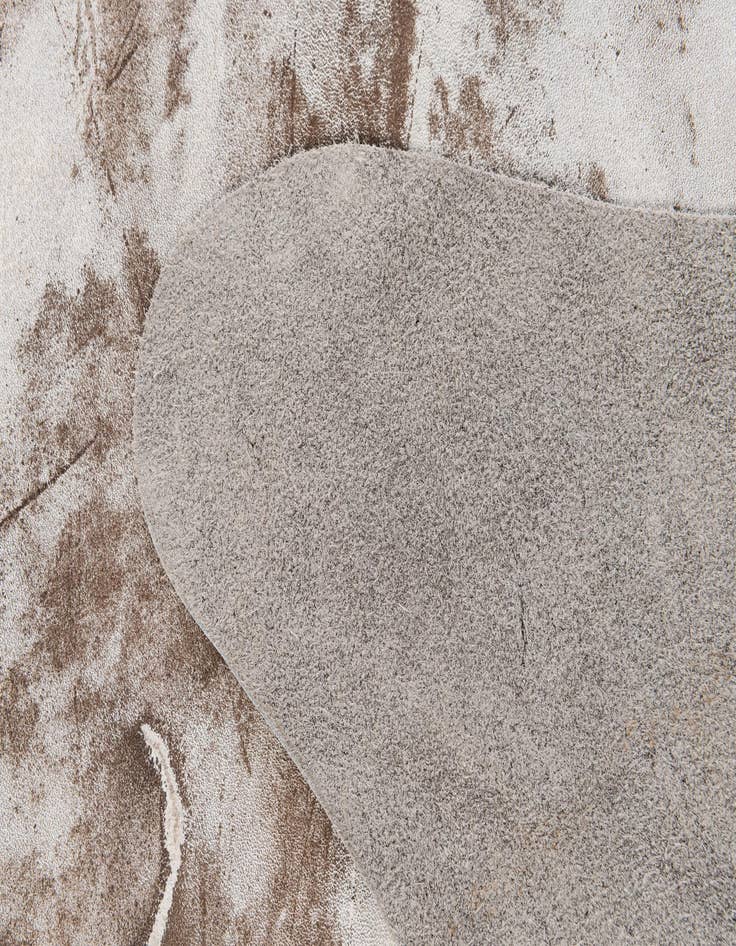 Detail image of 5' 2 x 6' 4 Cowhide Leather Rug