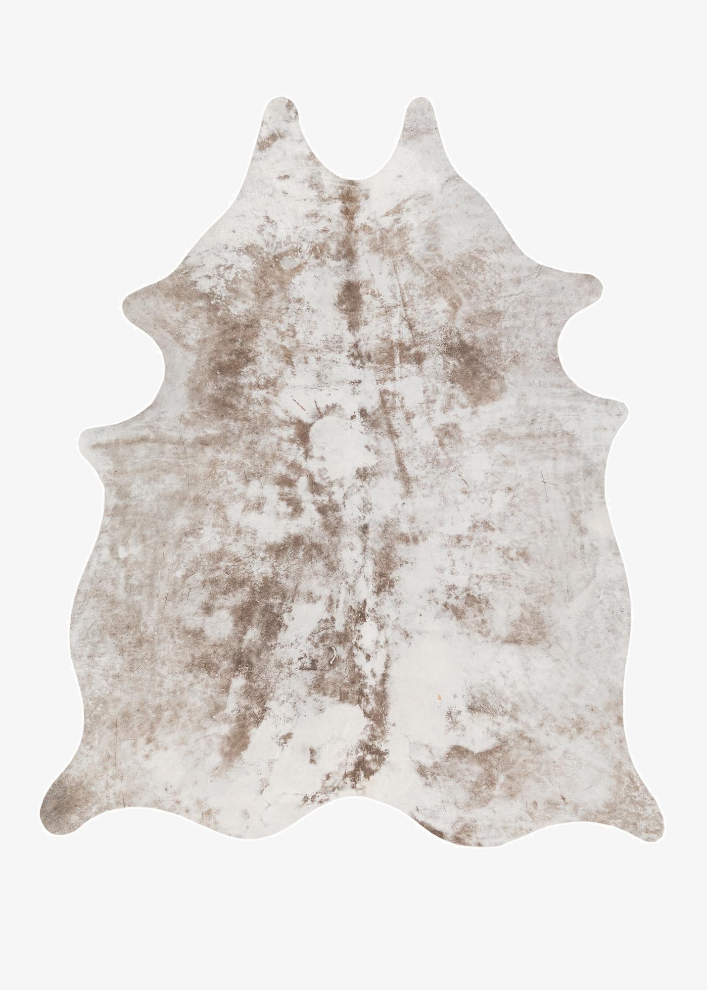 5' 2 x 6' 4 Cowhide Leather Rug