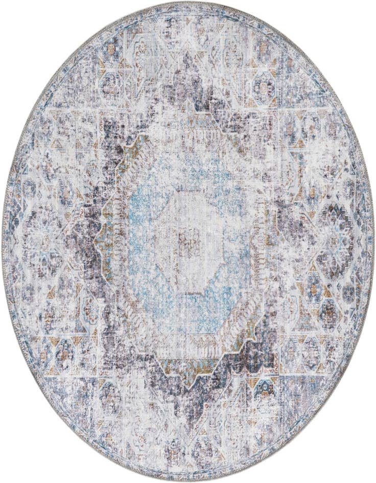Detail image of 4' x 4' Yara Round Rug