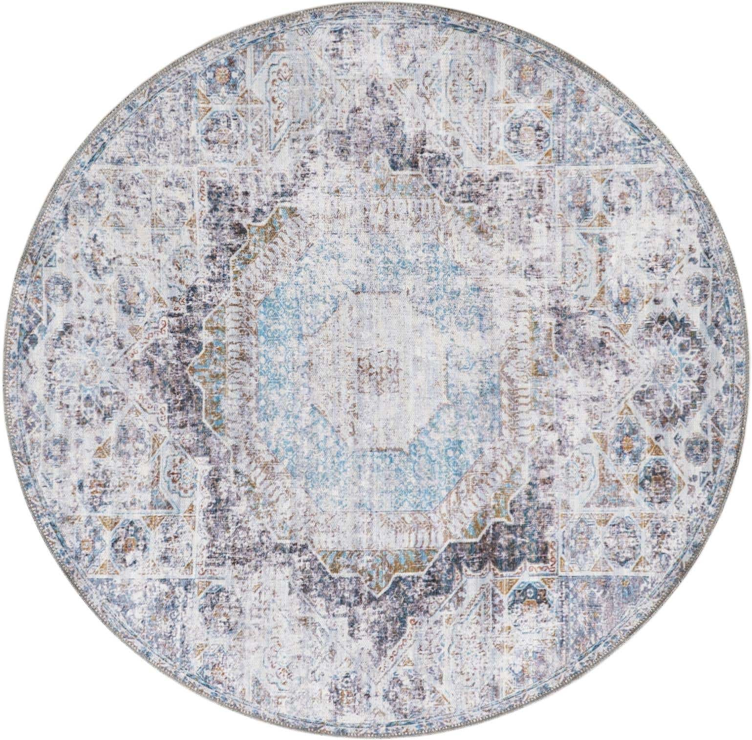 4' x 4' Yara Round Rug